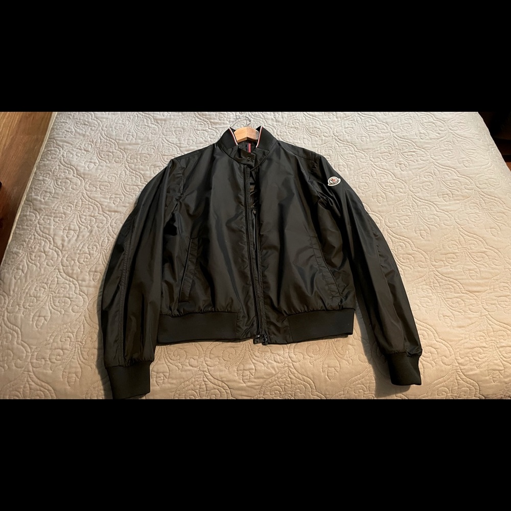 Moncler Reppe Bomber Jacket in Black Size 2